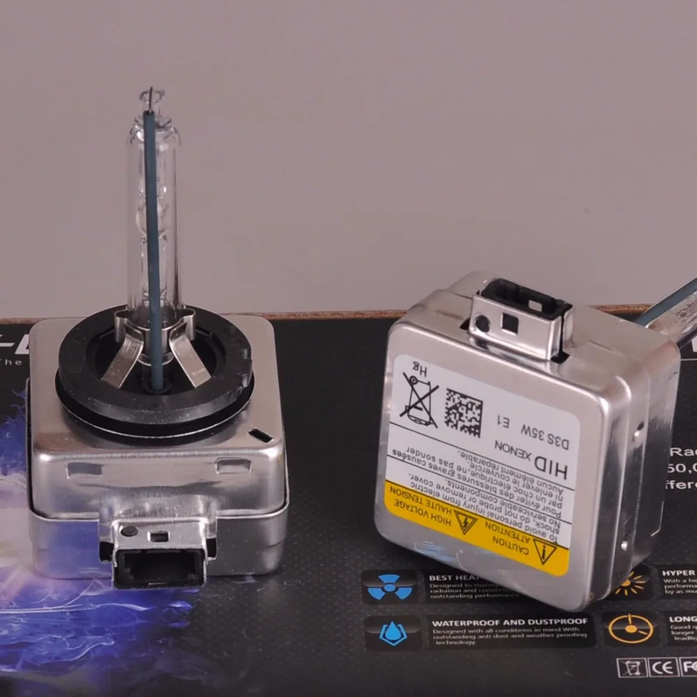 Сменная ксеноновая лампа D3S оригинальная 2 шт. для PHILIPS GE или OSRAM 6000K совместима с