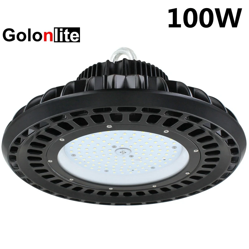50W-500W Slim UFO LED High Bay Light Factory Industrial Warehouse Gym Work Lamp