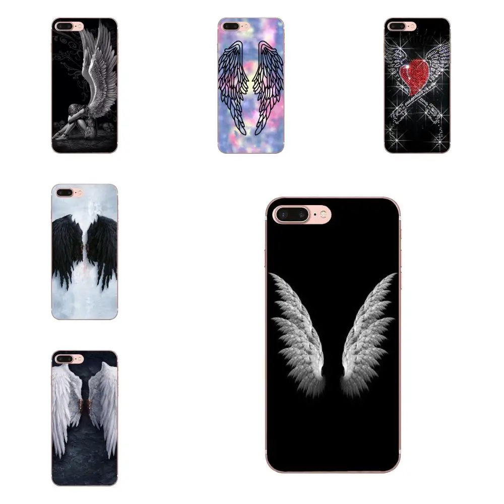 

Soft TPU Case Angel Wings Best For Huawei P8 P9 P10 P20 P30 Mate 7 8 9 10 20 Lite Plus Pro 2017