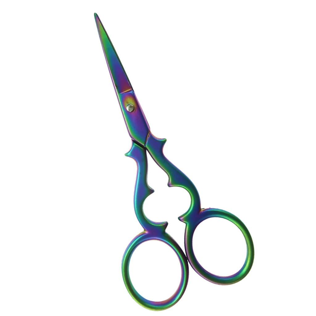 2pcs Vintage Butterfly/Gourd Embroidery Sewing Shears Cross Stitch Scissors