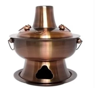 4L Carboligni Hot pot специальные утолщения Пособия по кулинарии Еда плита классический Нержавеющая сталь горшок фондю уголь суп