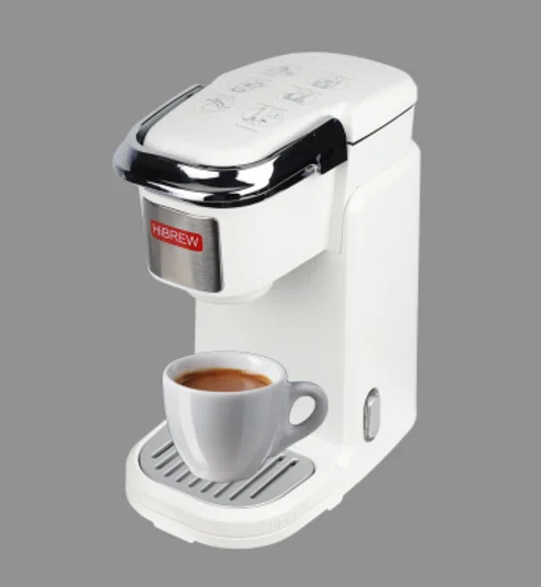 Американская капсула, Кофеварка, бытовой чайник для заваривания чая, молока, чайник, Капсульная кофемашина, 220 В, 800 Вт - Цвет: Белый