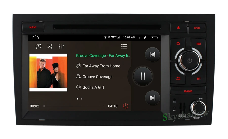 Top C500 4G LTE 8 Core Android 6.0 Car DVD Player GPS Map DVR camera TPMS OBD2 Bluetooth WIFI Radio For Audi A4 RS4 2002-2007 2008 6