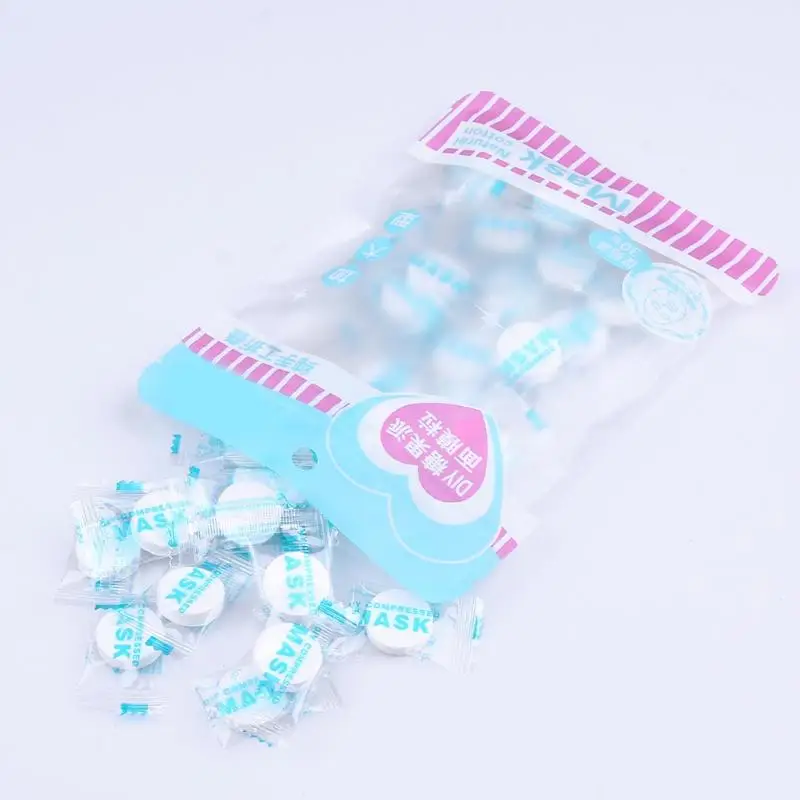 

30pc/bag Compressed Face Mask Paper Disposable Facial Masks Papers Natural Skin Care Wrapped Masks DIY Women Makeup Beauty Tool