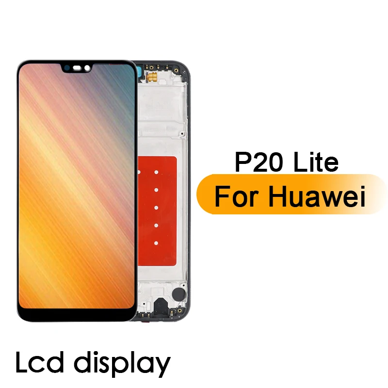 

2280*1080 LCD Display Touch Screen Assembly Replacement With Frame For HUAWEI P20 Lite Lcd ANE-LX1 ANE-LX3