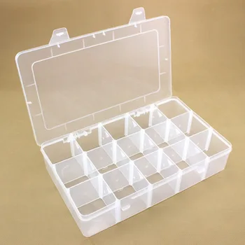 

by ems or dhl 20pcs New Arrival multifunctional box 15 grid plastic Transparent pill box