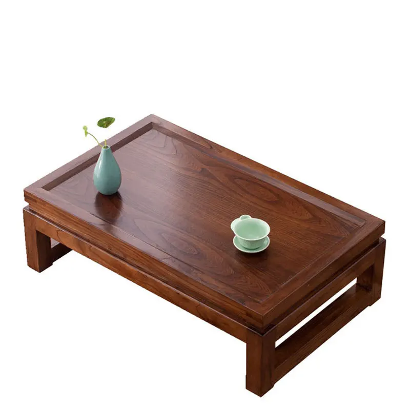 Japanese Tatami Floor Coffee Table Tea Table for Home Living Room Furniture Wood Window Table Indoor Japan Chess Desk image 6