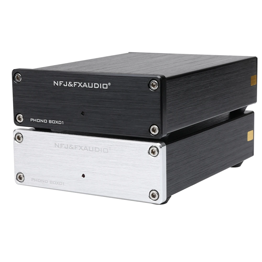 NFJ& FXAUDIO BOX01 LP Виниловый проигрыватель мини мм фонокорректор предусилитель аудио усилитель