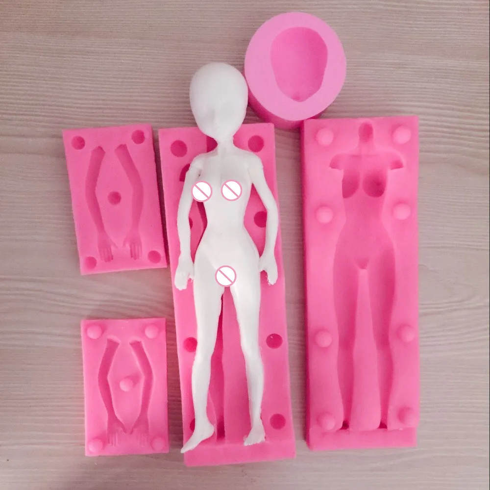 

PRZY HOTSALE Mold Turning Model Body Chest Doll Food Grade Mold Silicone Female With Head Moulds Silicone Rubber Eco-friendly