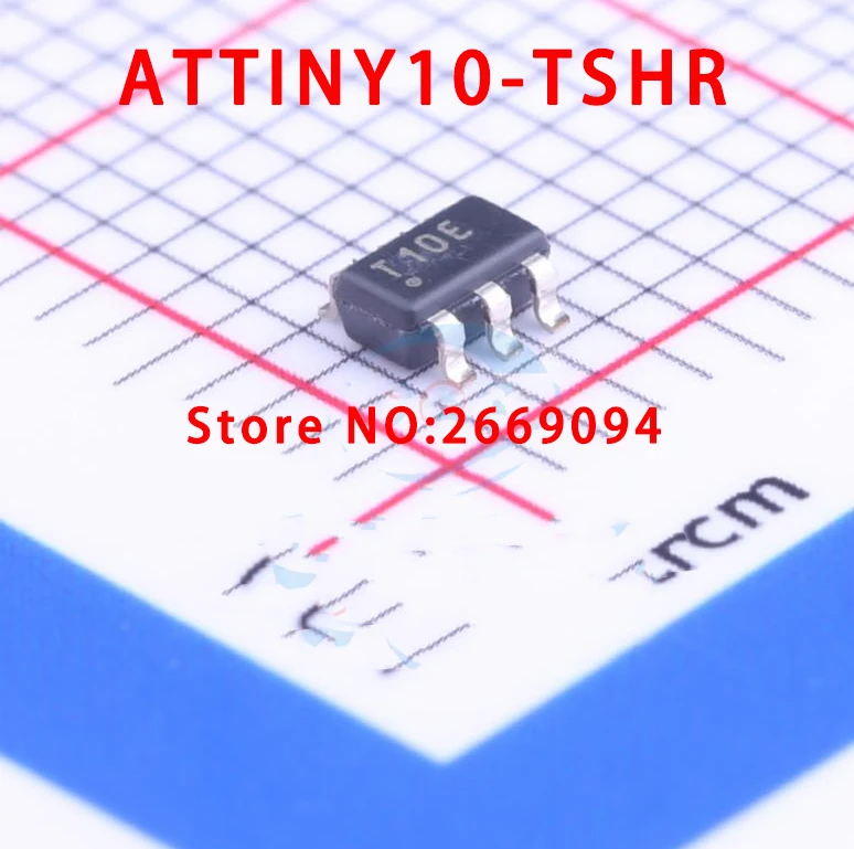 200PCS ATTINY10-TSHR ATTINY10 T10E SOT SMD MCU 8BIT 1KB FLASH лучшее качество. | Электроника