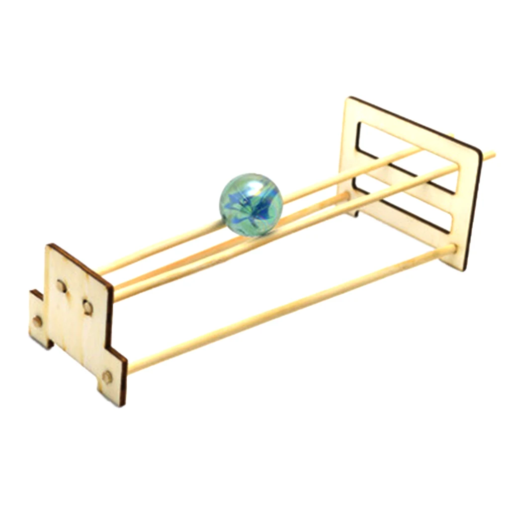 Physics Barycenter Experiment Magic Slope of Roll Up Glass Ball Puzzle Model Science Educational Student Physical Toy