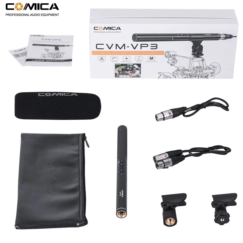Comica CVM-VP3 Shotgun Microphone Super-Cardioid