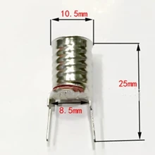 1000 шт. e10 круглые светодиодные лампы с 2 средства ухода за кожей стоп для СИД осветительная лампочка, эксперимент и т. д