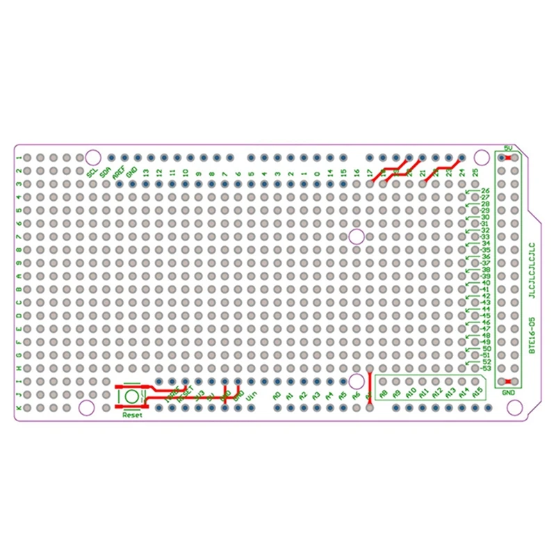 Arduino development board Prototype PCB for Arduino MEGA 2560 R3 Shield Board DIY