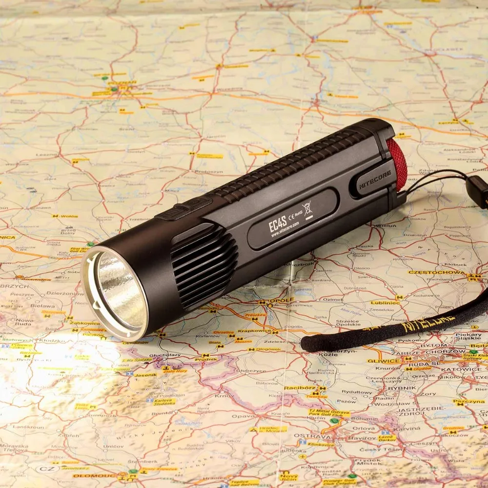 NITECORE EC4S фонарик CREE XHP50 LED max 2150 люмен дальность луча 280 метров тактический фонарь с
