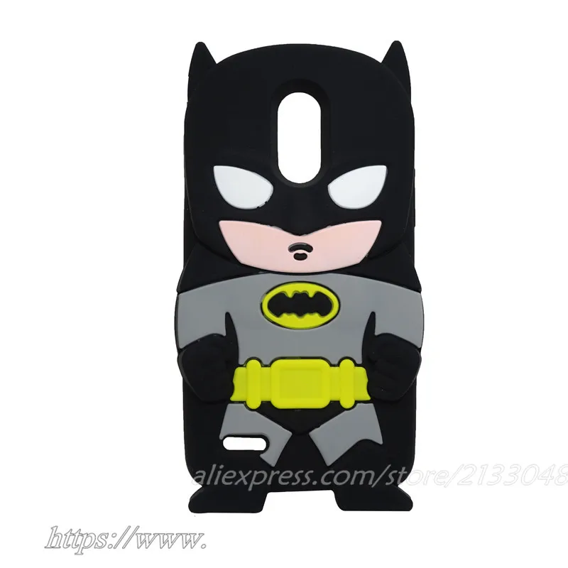 3D Cartoon Hero Batman Cover Case For LG Stylus 3 Stylo Back G 3/ K10 Pro LS777 5.7" 2017 |