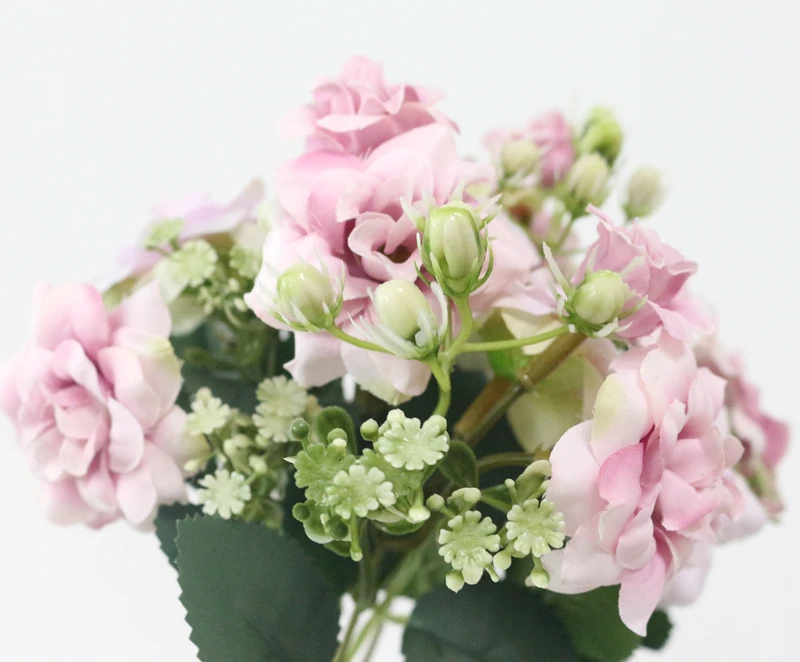 JAROWN Simulation Rose Flower Bouquet Artificial Silk Fake Flowers For Wedding Decorations Home Garden Decor Fleur (10)