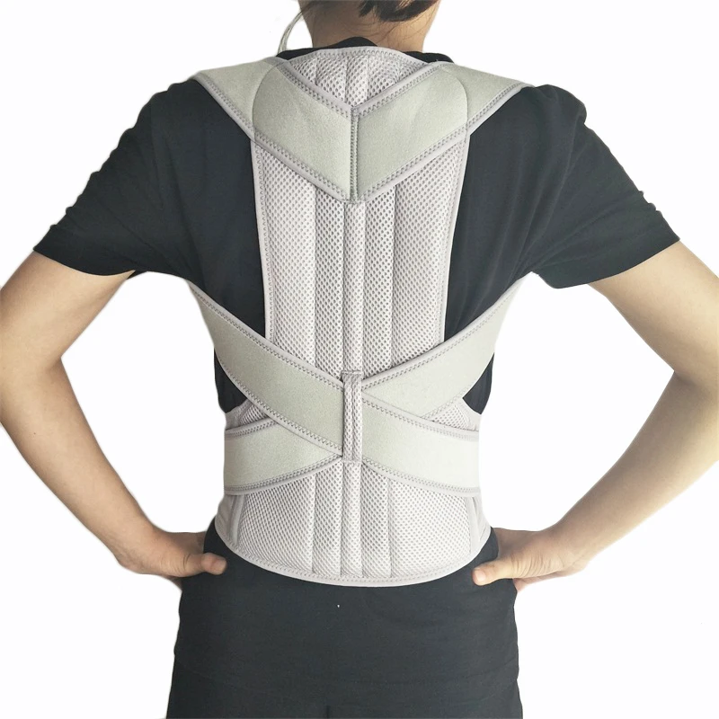 Поддержка спины взрослый плечевой протектор для позвоночника неопреновые ремни улучшает осанку корсет для спины