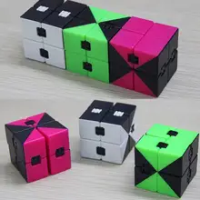 Неограниченное декомпрессии кубик кончики пальцев дьявол строительные блоки edc игрушки декомпрессия для взрослых артефакты