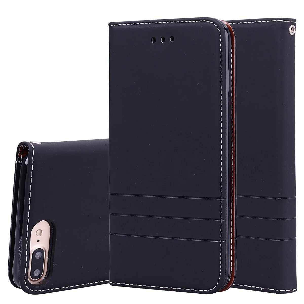 

Etui iPhone 5 5s se 6 6s 7 8 plus x xr xs max Flip Leather Phone Case of Coque iPhone 6 Fermer Magnet Close Wallet Phone Cover