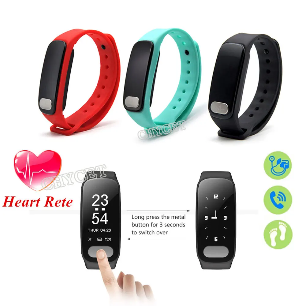 

Smart WristBand R11 ECG PPG Heart rate Blood Pressure measurement Smart band Pedometer Calorie Sport Bracelet For iOS Android