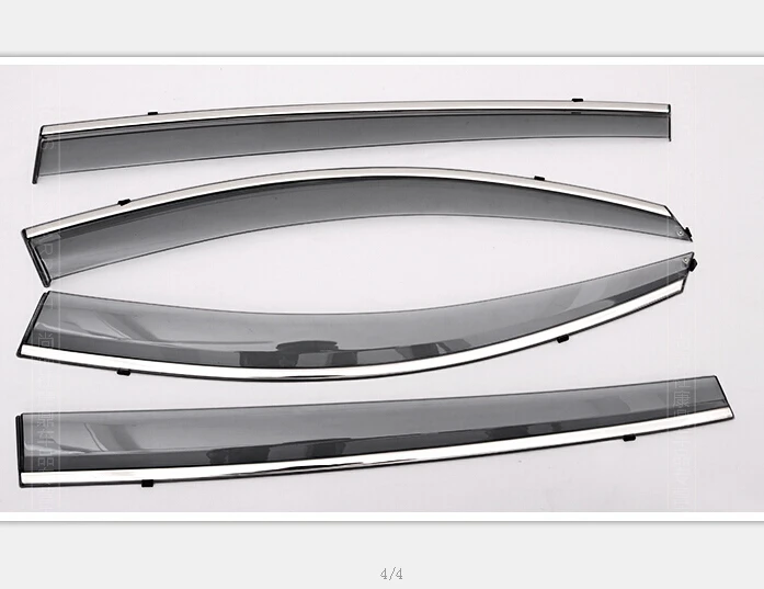 Оконный козырек вентиляционный козырек Защита от солнца защита от дождя отражающие крышки 4 шт. для Kia Sportage R 2010