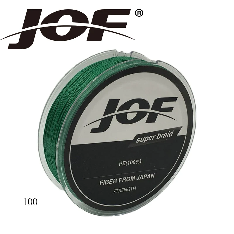 Great Discount!!! JOF 100m 4LB - 150LB Braided Fishing Line PE Strong Multifilament Fishing Line Carp Fishing Free shipping