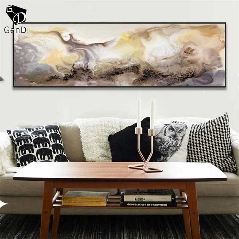 GenDi Canvas Painting Home Decor Amazing Famous Abstract Wall Art Pictures Oil Modern Poster | Дом и сад
