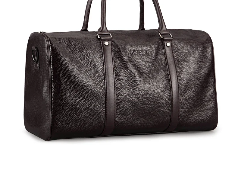 Новинка 100% из натуральной кожи дорожные сумки для мужчин большой емкости портативные мужские сумки на плечо люксовый бренд винтажные
