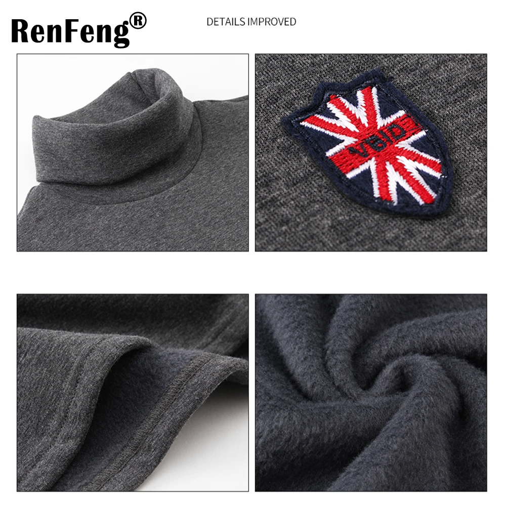 Autumn hot sell men's cotton velvet padded warm bottoming shirt hoodie Clothes long sleeve Undershirt slim men thermal underwear (5)