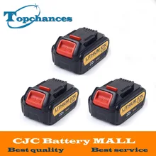 3PCS New High Quality 20V 4.0Ah 4000mAh Power Tools Batteries Replacement Cordless for Dewalt DCB181 DCB182 DCD780 DCD785 DCD795
