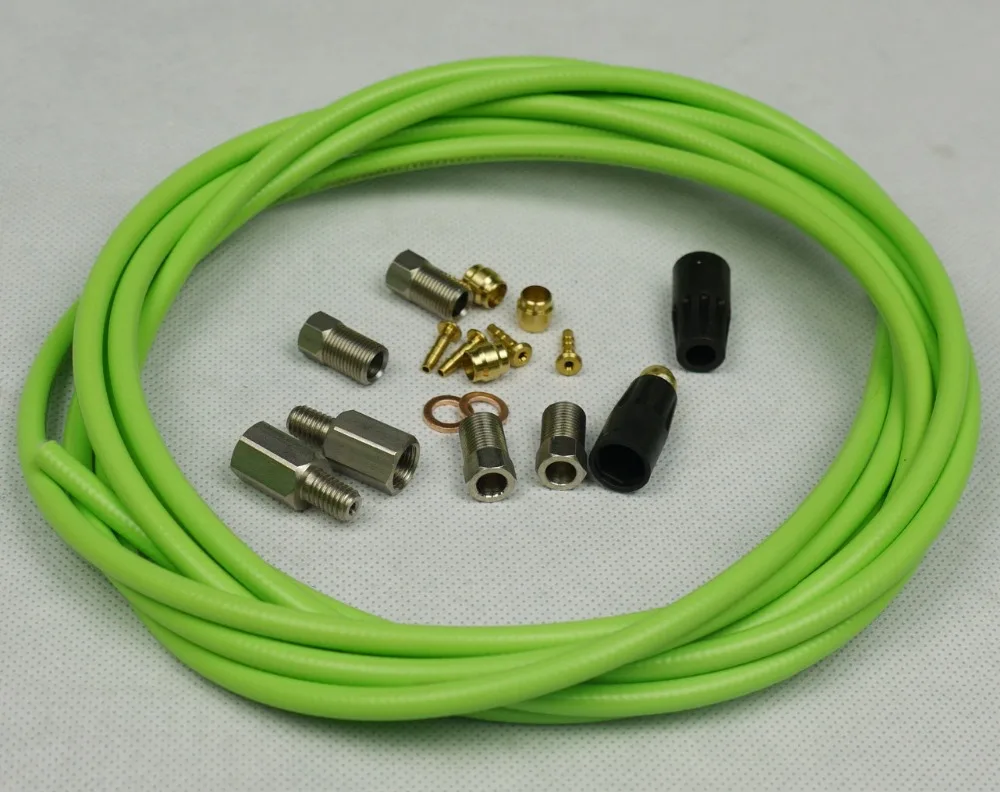 Гидравлический дисковый тормозной шланг комплект для SRAM XO AVID Elixir CR Mag R 5 7 9 GREEN 3