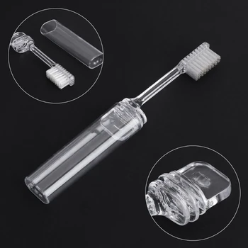 

Portable Folding Outdoor Travel Camping Toothbrush Foldable Plastic Tooth Brush