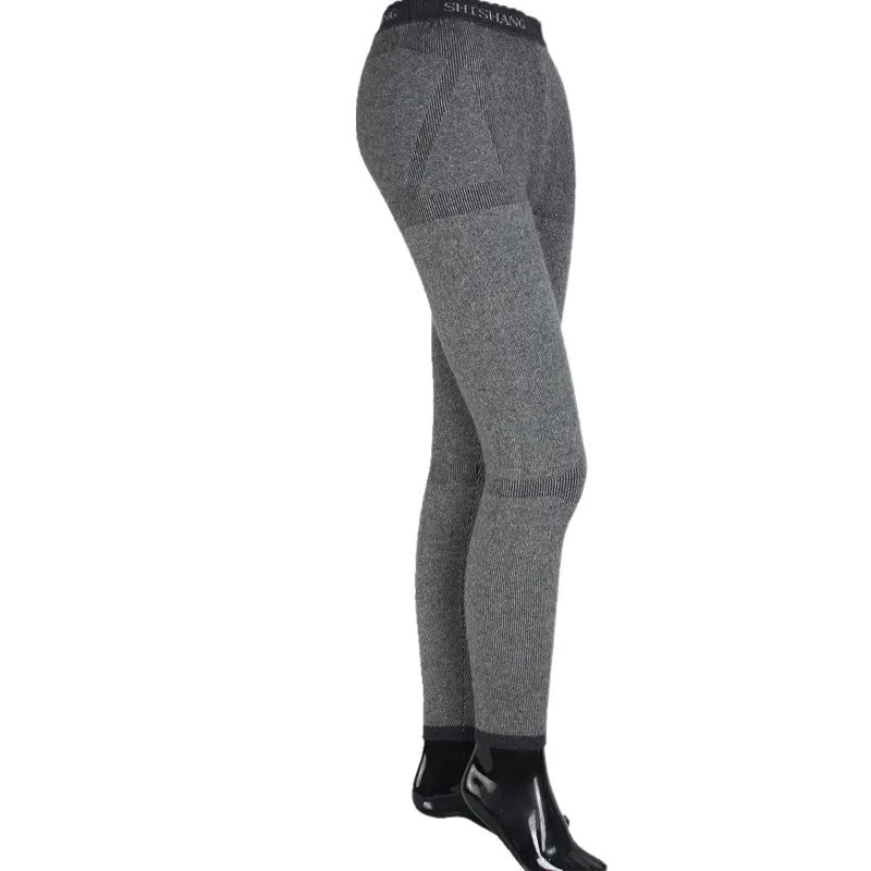 XJXKS, высокое качество, мужские леггинсы, удобные, коза, кашемир, брюки, пэчворк, теплые штаны, шерсть, осень и зима, Мужские штаны - Цвет: Women gray 2