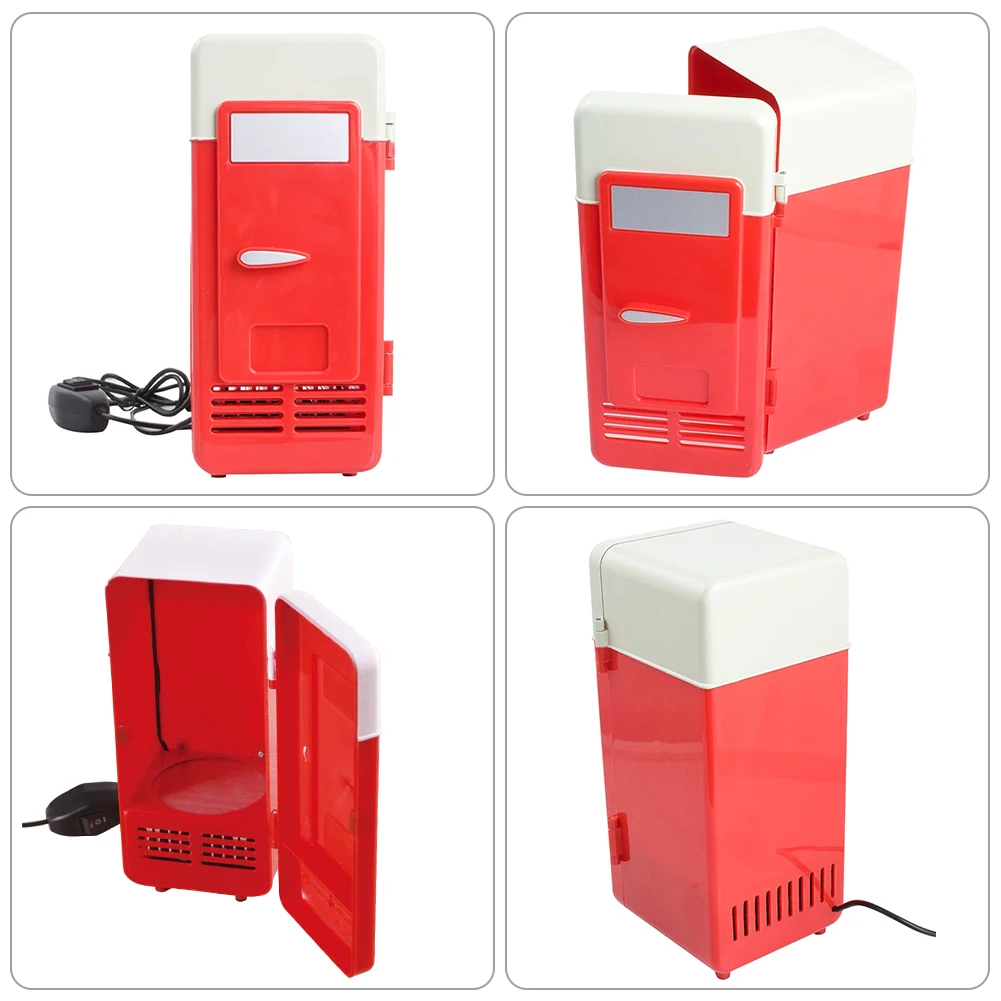 5V USB ports Car USB Mini Fridge Refrigerator to cool drinks With a built-in LED light No batteries required 5V USB ports Car USB Mini Fridge Refrigerator to cool drinks With a built-in LED light No batteries required