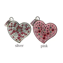 Heart USB Flash Drive Pen Drive Disk Gift Diamond Crystal Heart Necklace Pen Drive 4GB 8GB