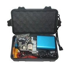 Комплект татуировки полная машина с лучшим качеством постоянный макияж машина для тату оборудование дешевые синие татуировки машины