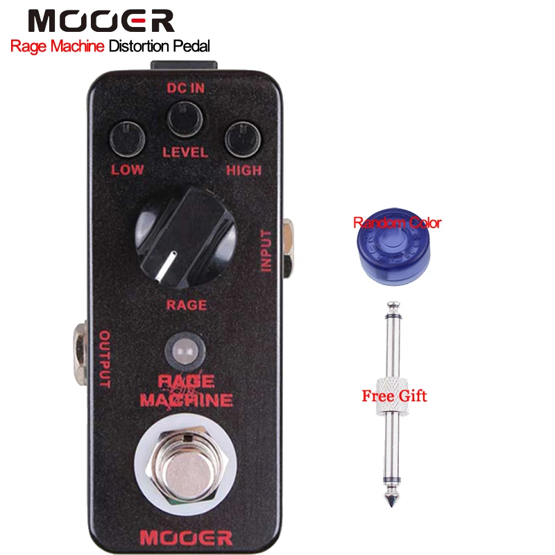 

Mooer Rage Machine Metal Distortion Guitar Effect Pedal Wide Variety of Heavy Metal Style Distortion Tones Full Metal Shell