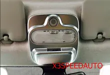 Free Shipping Chromed Interior Front Reading Light Cover Trim For Mercedes-Benz Smart Fortwo 2015