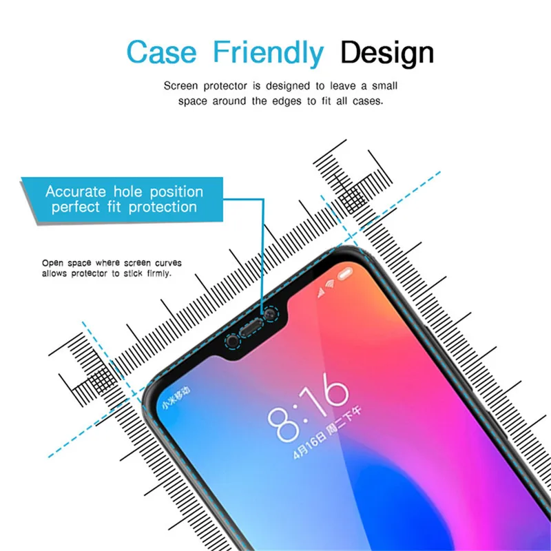 Mi A2 Lite закаленное стекло для Xiao mi Защитное экрана xaomi xiomi a2 A2lite 6X A 2 Легкая защитная