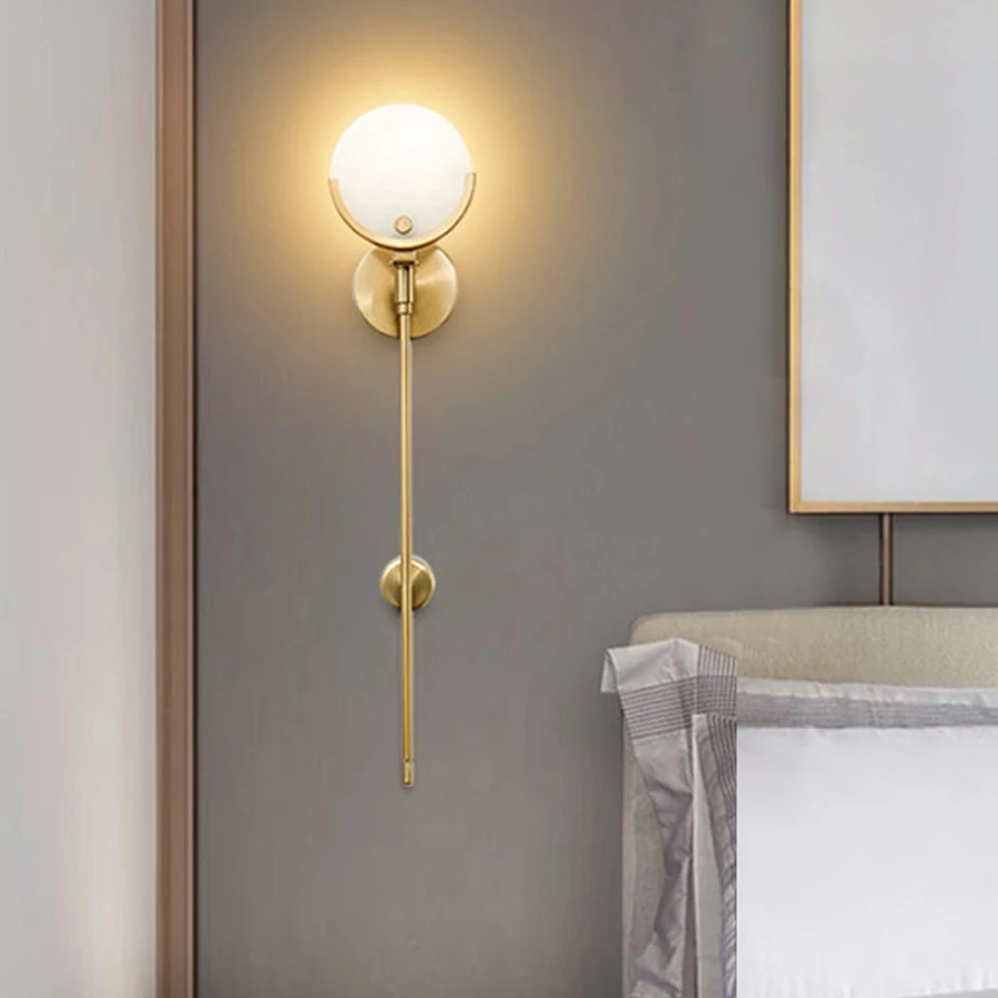 Wall Lamp LED Light Sconce Fixture Bedroom Bedside Corridor Minimalist Balcony