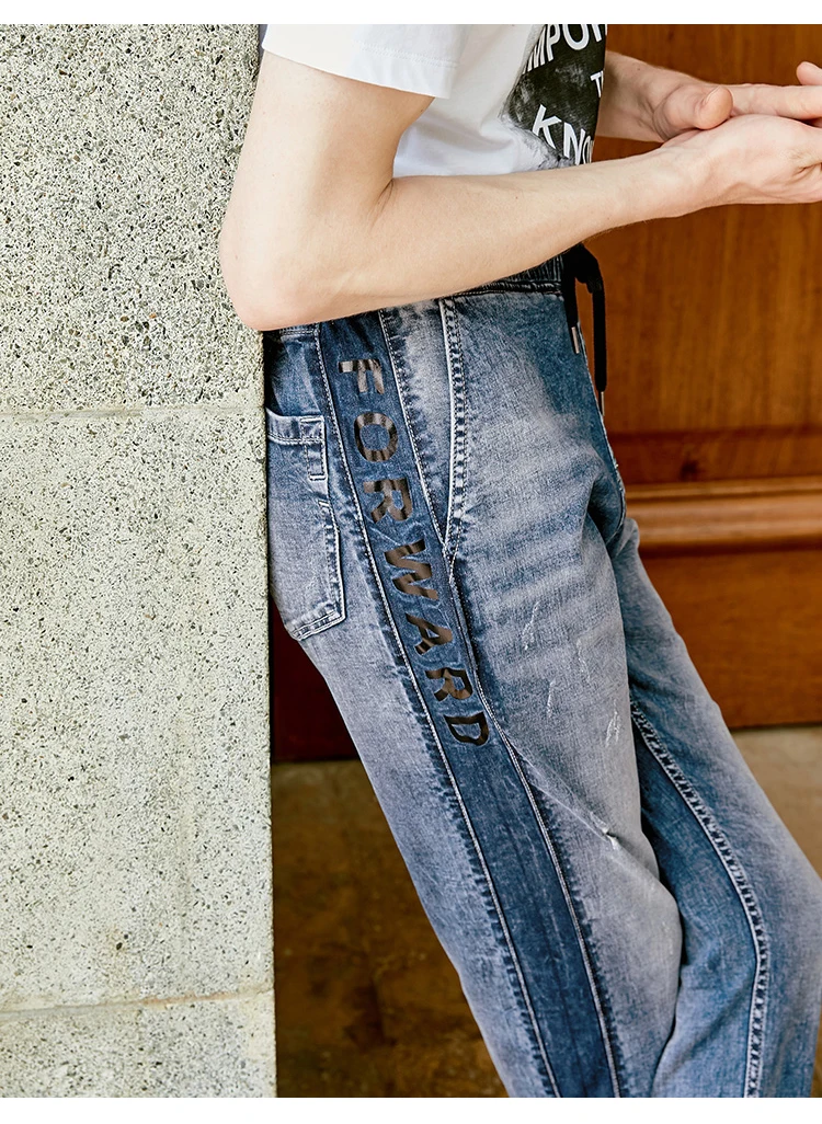 Jack Jones мужские укороченные джинсы с завязками на талии, джинсовые брюки длиной до щиколотки, 219232504