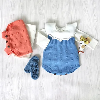 

Clearance! Baby Winter Sets Infant Birthday Gift Fashion Clothes Toddler Girls Boys Sets Basic Shirts+Bodysuit New Born Baby Set