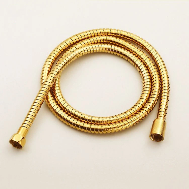 Plumbing Hoses Stainless Steel Gold 150cm Tube Shower Hose Flexible