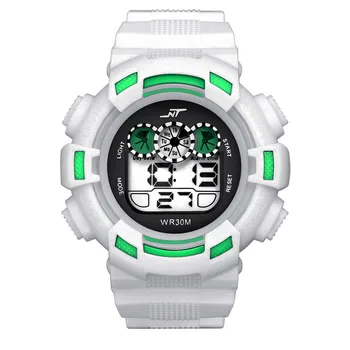 

New fashion Men's watch Digital sports leisure clock military silicone automatic LED Date Alarm Rubber Army waterproof Watch H5