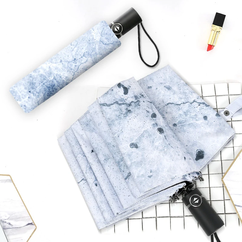 

Umbrella Male Female Sunscreen UV Protection Grey Increase 10 Bone Strength Fully Automatic Parasol Strong Paraguas,Guarda-Chuva