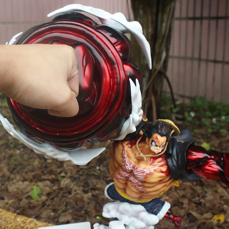 39cm Anime One Piece GK Monkey D Luffy Gear fourth Big fist Ver. pvc Collection Model Figure|Action & Toy Figures| - AliExpress