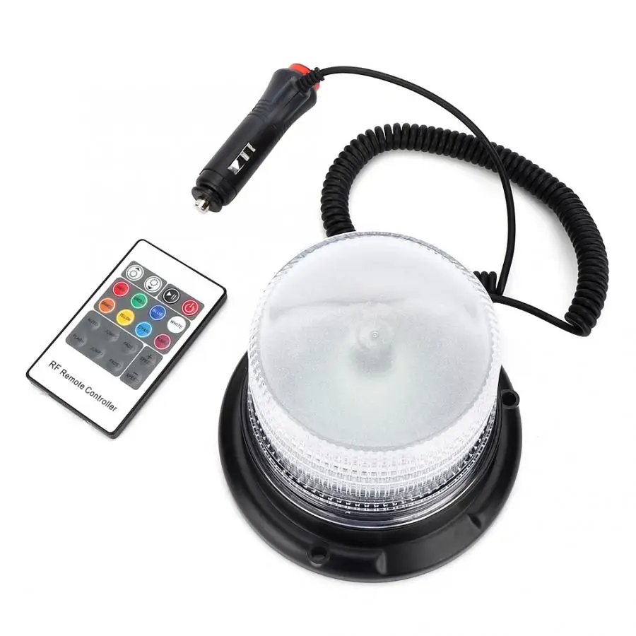 

30pcs LED Car Roof Ceiling Warning Light Magnetic LED Strobe Light Remote Control Colorful Light Car Truck Signal Warning light