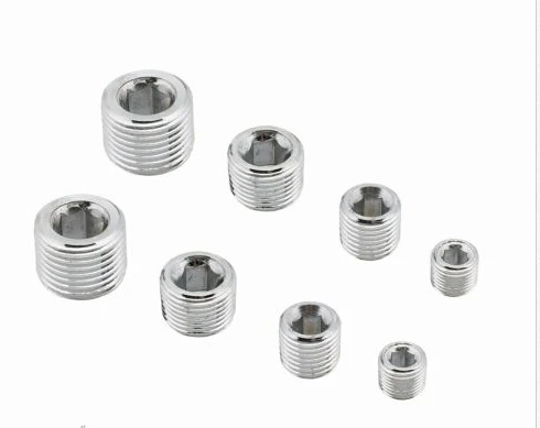 

CARBOLE 8 pcs Chrome Plated Steel Pipe Plug Set Incl. 2 Each Of 1/8 in./0.25 in./3/8 in./0.5 in 6352G