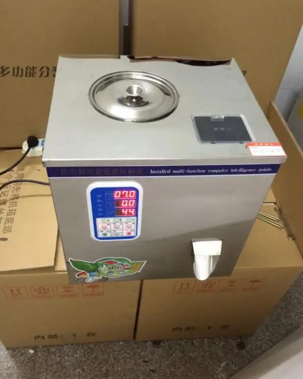 

Food automatic racking machine Granule materials medicinal packaging filling machine Spiral discharge version 1-30 g